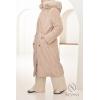 Parka réversible fourrure Beige FEMME