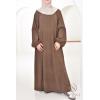 Umm Khadijâa Flared abaya with puffed sleeves