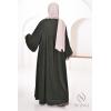 Umm Khadijâa Flared abaya with puffed sleeves