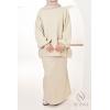 Sweatshirt and skirt set Sana Beige