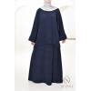 Hanna navy corduroy skirt set