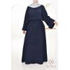 Hanna navy corduroy skirt set