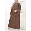 Hanna corduroy skirt set Iced Brown