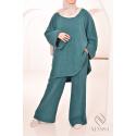 Velvet Dream Pantsuit Green