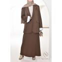 MONACO brown skirt suit set