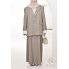 Sage green MONACO skirt suit set