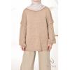 Nessima long corduroy tunic