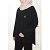 Iconic woven knit set for women Black