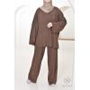 Women's Mood Chocolat woven knit set