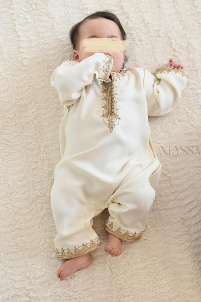 Strampelanzug, Baby, Kaftan, Mädchen, Nude/ Roséold