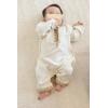 Baby romper caftan girl Nude/Pink Gold