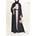 Abaya Dubai JAWAARA Schwarz