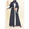 Abaya Dubaï JAWAARA Bleu Nuit Neyssa Shop