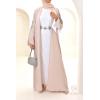 Abaya Dubai JAWAARA Beige Neyssa-Shop