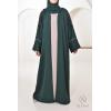 Abaya Dubaï JAWAARA Bottle green