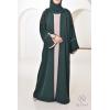 Abaya Dubai JAWAARA Flaschengrün