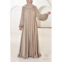 Abaya Dubaï strass HIND Nude