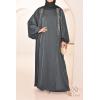 Abaya Dubaï kimono green Neyssa Shop