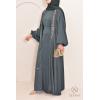 Abaya Dubaï kimono vert Neyssa Shop