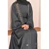 Abaya Dubaï kimono green Neyssa Shop