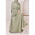 Abaya Dubaï strass Reem Olive