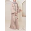 Abaya Dubai kimono SALIMA Latté