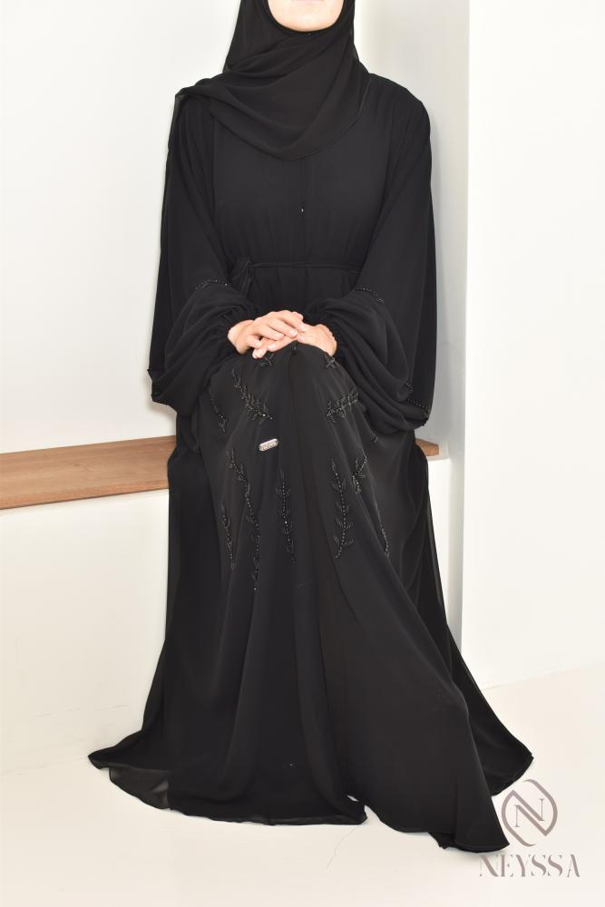 Abaya Dubai NAWANE Total black