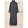 Abaya Dubai NAWANE Graugrün