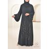 Abaya Dubaï NAWANE green of gray