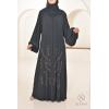 Abaya Dubaï NAWANE green of gray