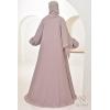 Abaya Dubai ausgestellt JUMEYRA Dark Nude