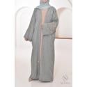 Ensemble Abaya Dubaï luxe Fairouz Vert