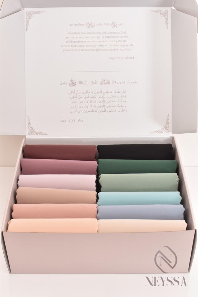 Box Hijab HACIENDA12 Seide aus Medina