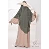 Khimar 3 voiles rond mousseline