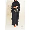 Abaya Dubai ROUWAYDA Black Neyssa Shop