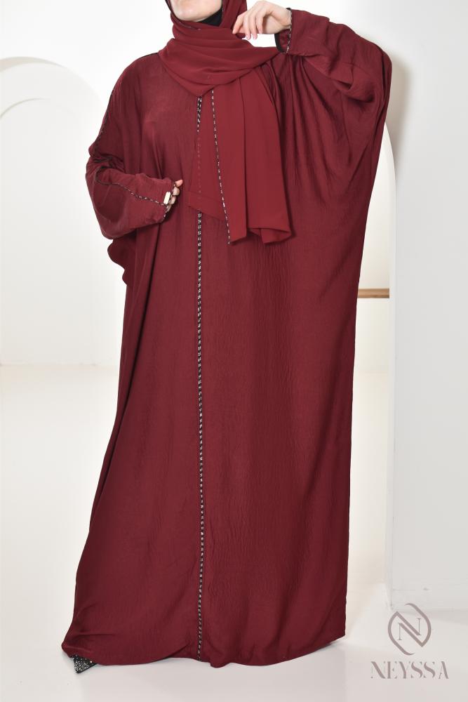 Abaya Kleid Dubai Hijab integriert