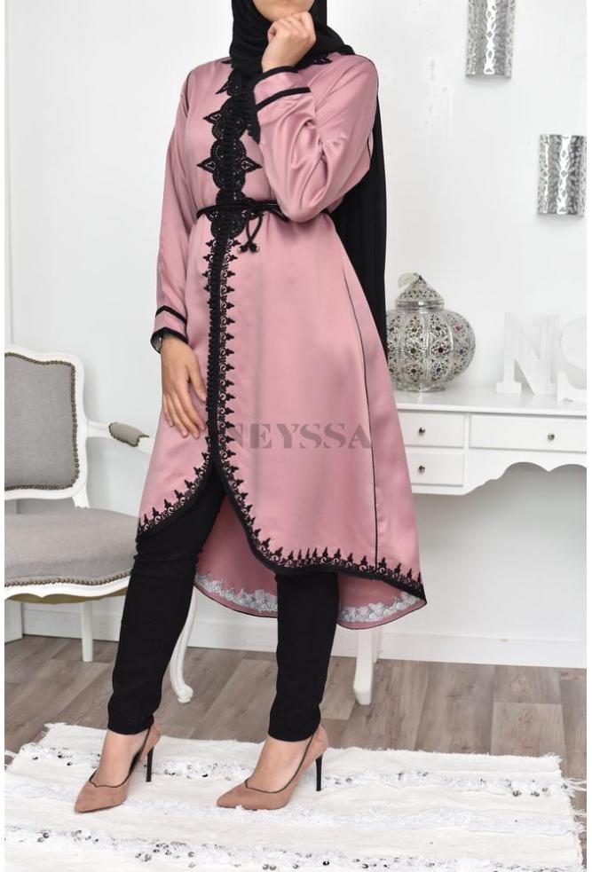 Tunique caftan Essaouira blush