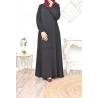 Abaya longue évasée femme voilée