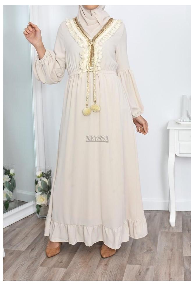 Robe Basma robe musulmane pas cher