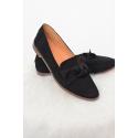 Loafers Suede bow