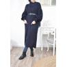 Cardigan maxi long grosse maille hiver