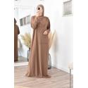 Robe de prière hijab intégré NADAH