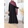  Long, flowing flared Abaya Modest Fashion