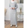 Long woollen dress for veiled woman