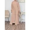 Combo abaya Oman Praline