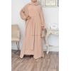 Combo abaya Oman Praline