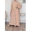 Combo abaya Oman Praline