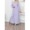 Loose-fitting button-down dress Modest fashion inspired for Muslim women
