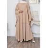 Flared butterfly dress for chic Muslim women