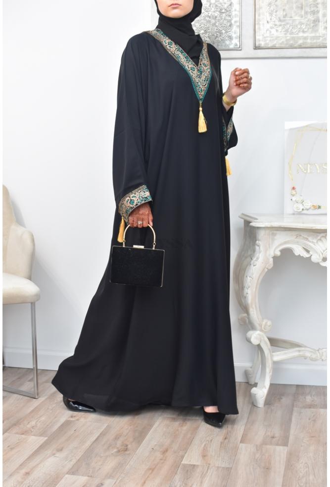 Abaya Dubai nidah SCHWARZ